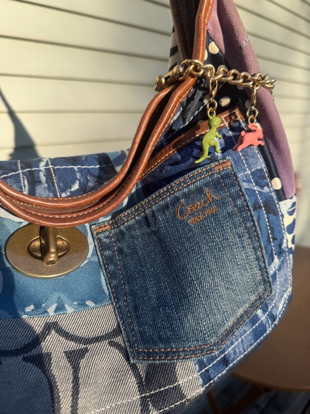 Coach Ergo XL Denim Patchwork (10809) - Picture 2 of 10